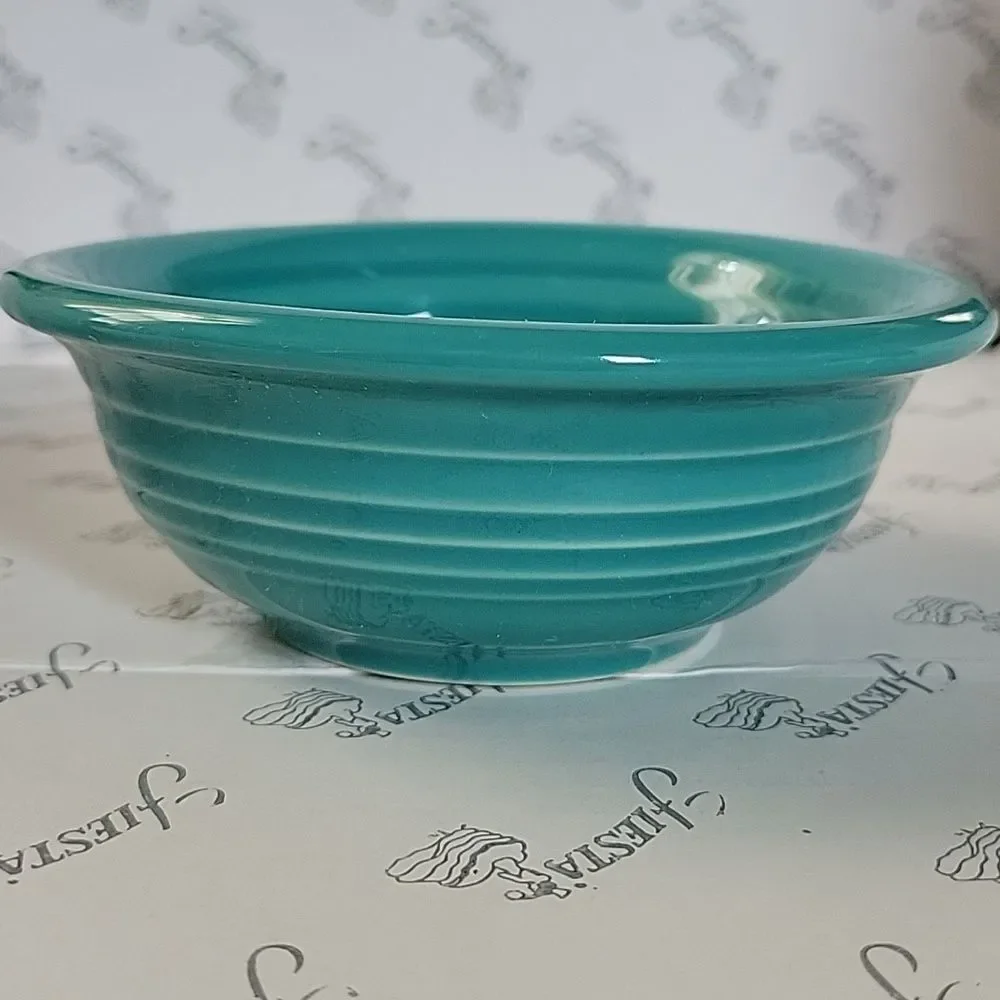 Fiestaware Fiesta Small Ceramic Bowl Dish Fruit Salsa Turquoise Container